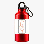 Металлическая бутылка 400 мл UV-DTF