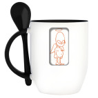 Кружка с ложкой