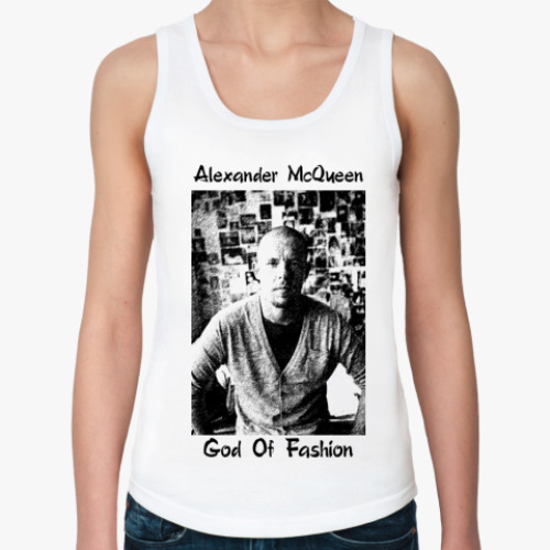 Женская майка с принтом Маккуин