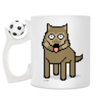 Кружка с футбольным мячиком