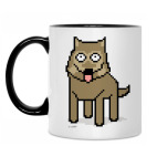 Кружка двухцветная