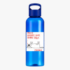 Прозрачная спортивная бутылка