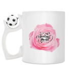 Кружка с футбольным мячиком