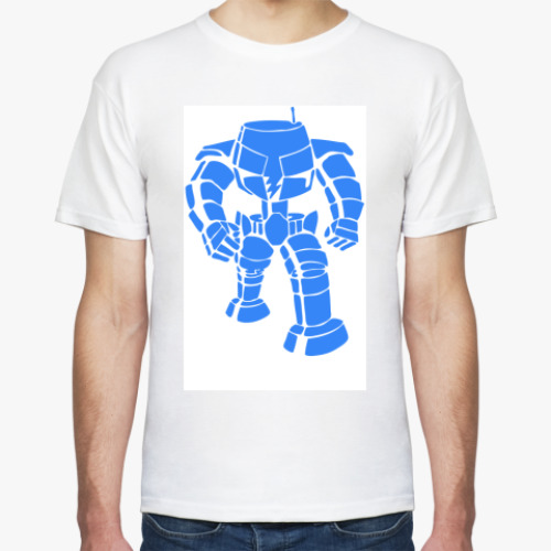 Футболка с принтом  Робот