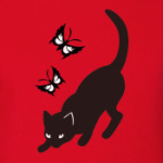 Киса с бабочками