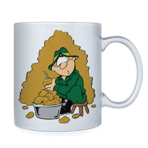 Кружка с принтом Защитник