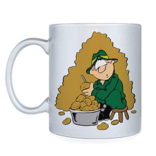 Кружка с принтом Защитник