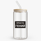 Банка с бамбуковой крышкой