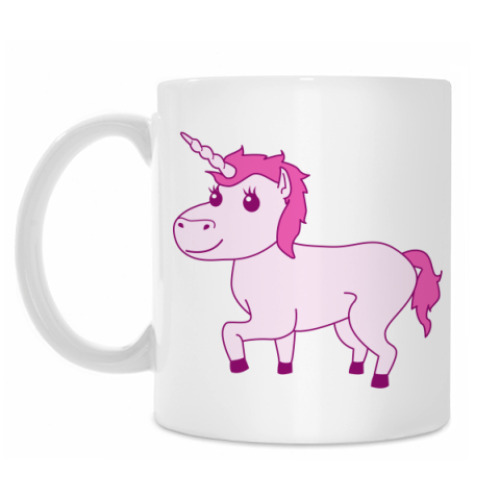 Кружка с принтом Единорог