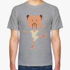 Смешной нарисованный каратист