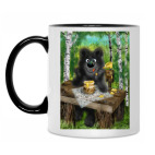 Кружка двухцветная