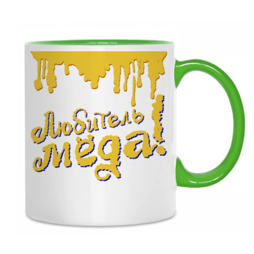 Кружка с принтом Любителю меда!