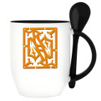 Кружка с ложкой