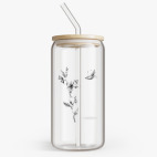 Банка с бамбуковой крышкой