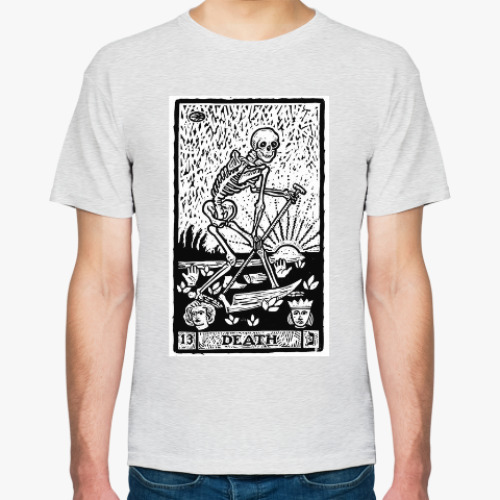 Футболка с принтом 13 аркан таро Смерть