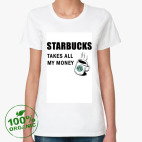 Женская футболка органик