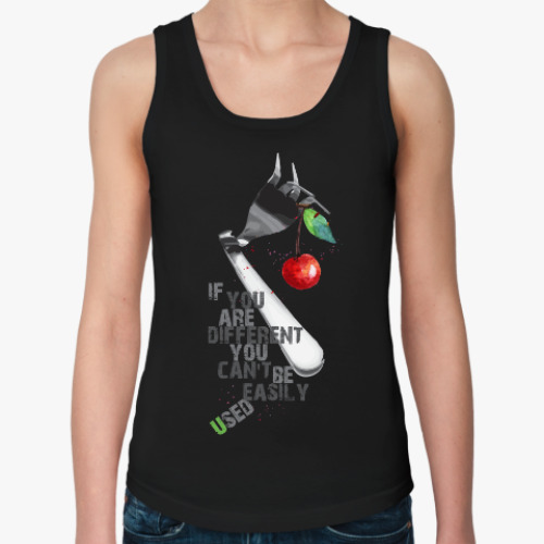 Женская майка с принтом Вe yourself