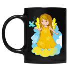 Кружка цветная UV-DTF