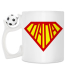 Кружка с футбольным мячиком