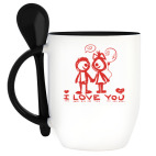 Кружка с ложкой