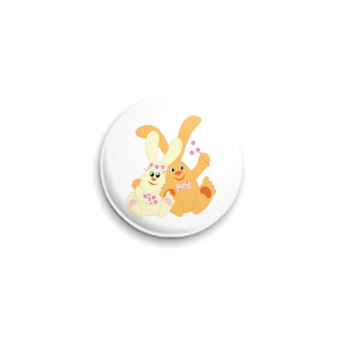 Значок 25мм с принтом  Про зайцефф