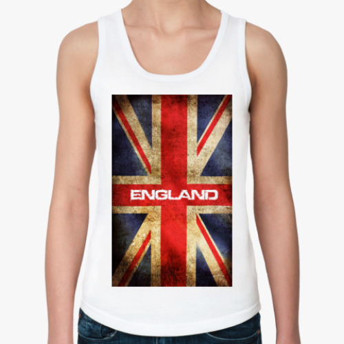 Женская майка с принтом  Британский флаг