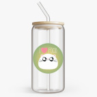 Банка с бамбуковой крышкой