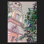 Яблони у колокольни Владимирского собора