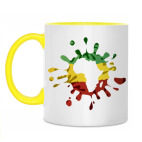 Двухцветная кружка Africansplash