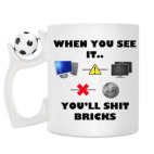 Кружка с футбольным мячиком