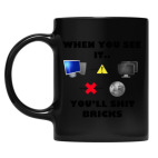 Кружка цветная UV-DTF