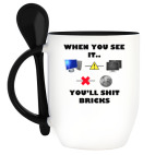 Кружка с ложкой