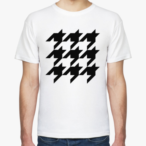 Футболка с принтом Houndstooth