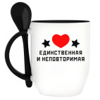 Кружка с ложкой