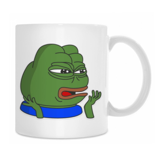Кружка с принтом Лягушонок Пепе