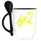 Кружка с ложкой