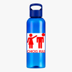 Прозрачная спортивная бутылка