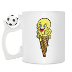Кружка с футбольным мячиком