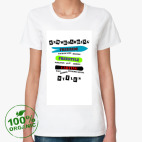 Женская футболка органик