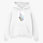 Толстовка худи оверсайз