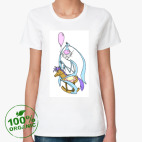 Женская футболка органик