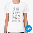 Женская спортивная футболка