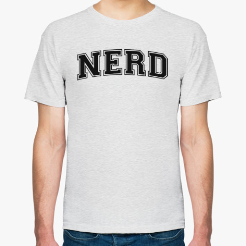Футболка с принтом Nerd
