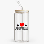 Банка с бамбуковой крышкой