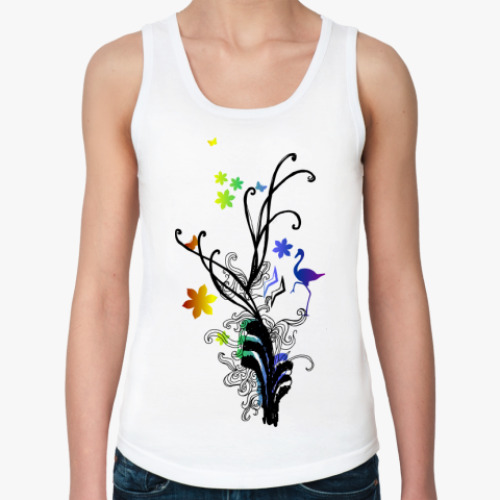 Женская майка с принтом Nature