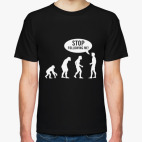 Классическая футболка Эволюция