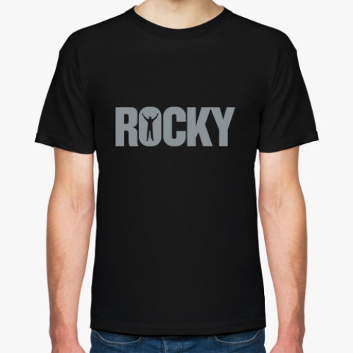 Футболка с принтом ROCKY