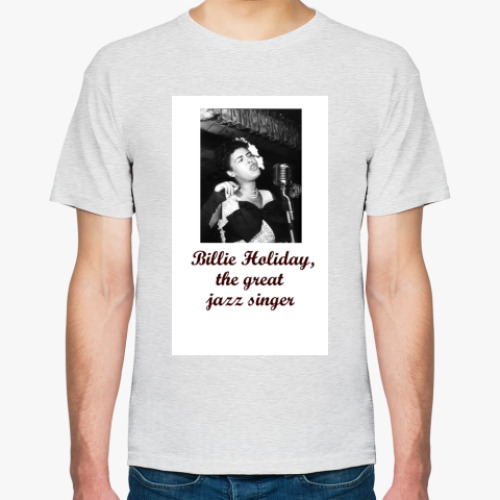 Футболка с принтом  'Билли Холидэй'