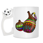 Кружка с футбольным мячиком