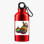 Металлическая бутылка 400 мл UV-DTF